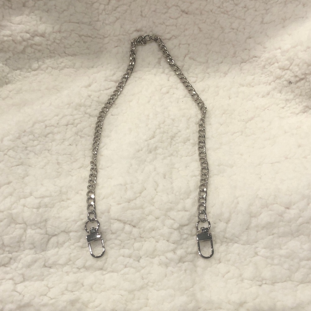Silver crossbody replacement chain